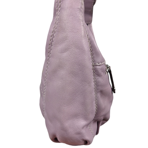 Tignanello Leather Half Moon Hobo Bag - Picture 2 of 13